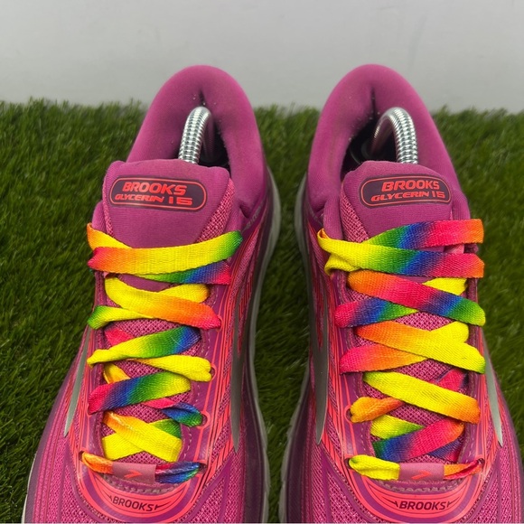 Size 10 Brooks Glycerin 15 Women's Running Shoes Medium ( B ) Pink - Picture 3 of 9